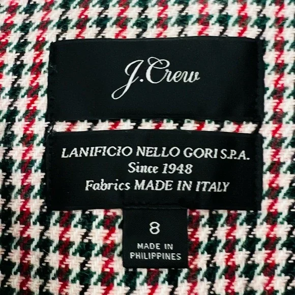 J. Crew Black and White Houndstooth Blazer - Picture 2 of 10